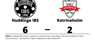 Mål av Angelica Högberg och Ebba Myllyvainio - men förlust för Katrineholm