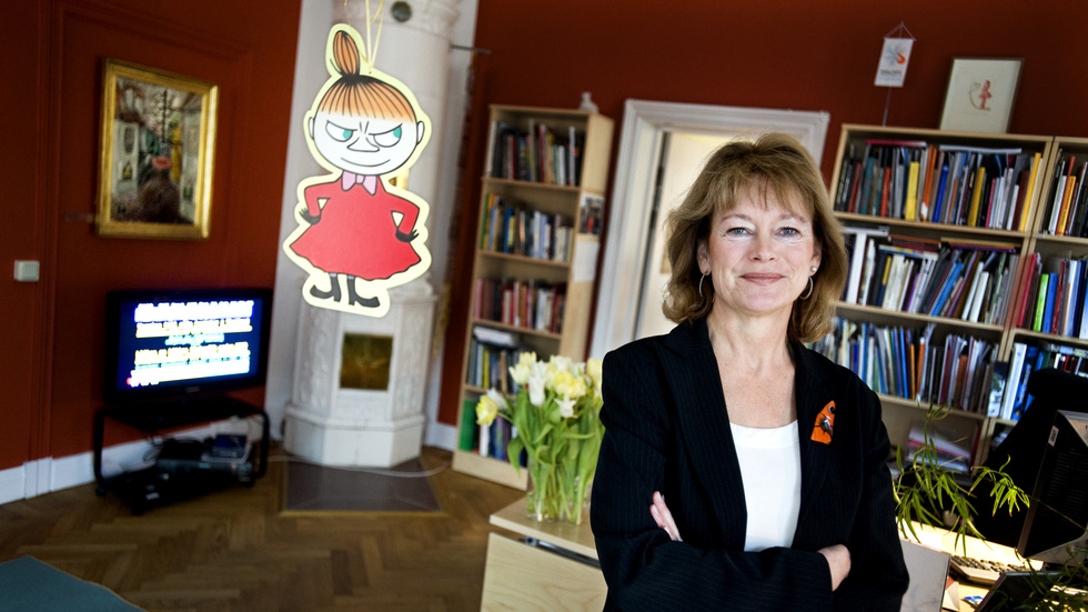
Här ser vi en bild på Lena Adelsohn Liljeroth från 2010 då hon hade varit kulturminister i fyra år och hade fyra år kvar i uppdraget. 
