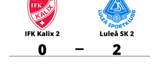 IFK Kalix 2 föll på hemmaplan mot Luleå SK 2