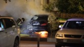 Bilbrand i Löten – två bilar förstörda
