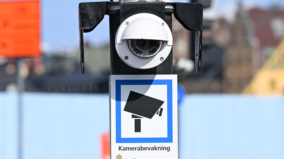 Nära tre av fyra svenskar är positiva till kameraövervakning med ansiktsigenkänning på offentlig plats. Arkivbild.