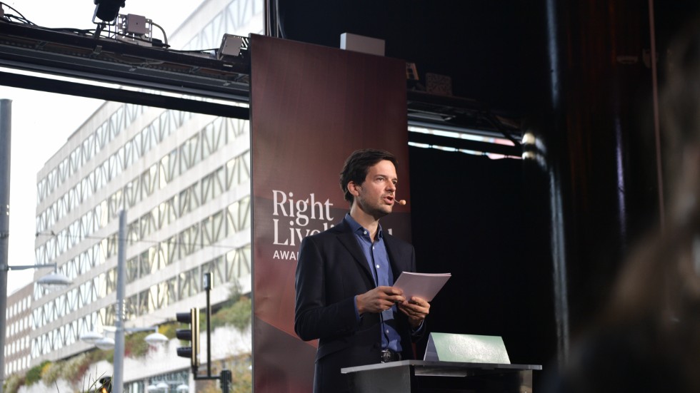 Årets Right Livelihood-pristagare tillkännages på torsdagsmorgonen av Ole von Uexkull, vd för Right Livelihood.