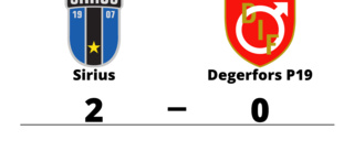 Sirius segrare hemma mot Degerfors P19