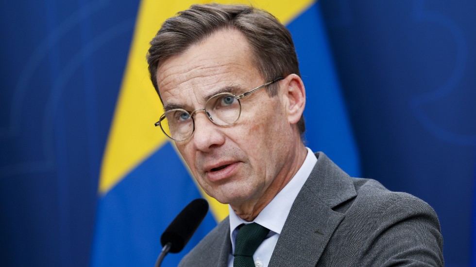 Statsminister Ulf Kristersson (M).