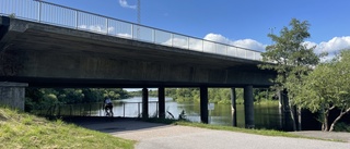 Cykelvägen under Riksbron stängs av i perioder.