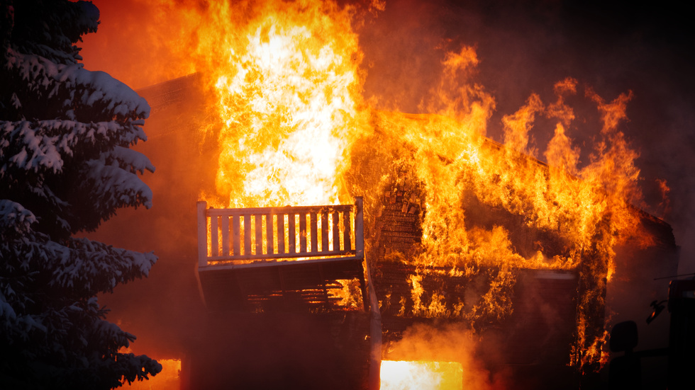 Villabranden i Sjulnäs är en av senaste veckornas förödande bränder. (Arkivbild)