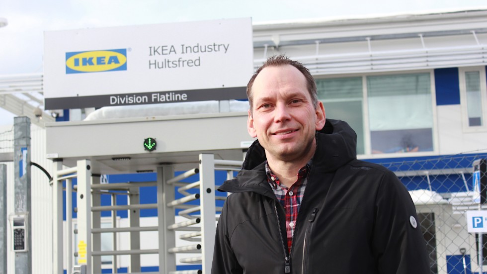"Det finns en stor potential för persontransporter", menar vd Klas Franzén på Ikea Industry Hultsfred om Stångådalsbanan.