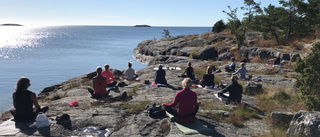 Hade yoga vid havet: "Inga fräna positioner"