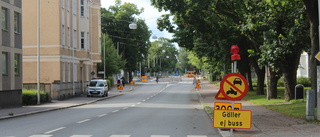 Centrala gatan stängs av för biltrafik