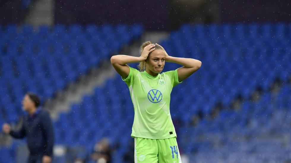 Fridolina Rolfö kommer att lämna Wolfsburg efter den här fotbollssäsongen. Arkivbild.