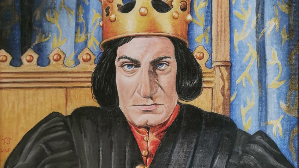 Tove Söderholm, "Richard III", äggtempera.