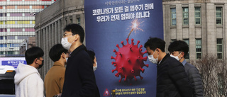 Flest nya smittade i Sydkorea sedan i mars