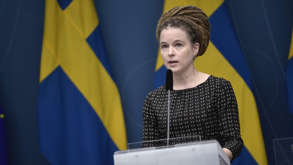 Kulturminister Amanda Lind (MP). Arkivbild.