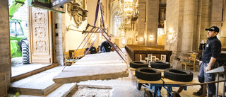Här flyttas stora stenen i domkyrkan – efter 500 år