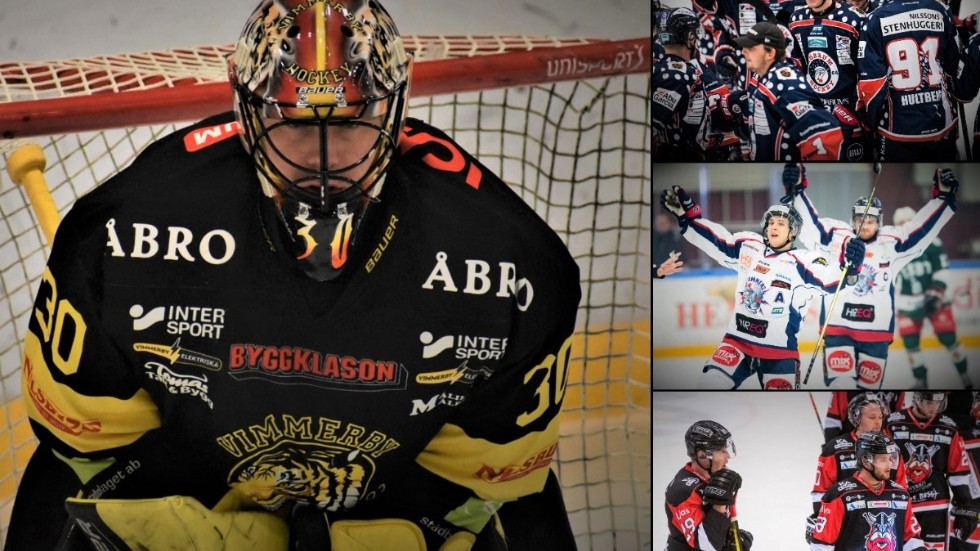 Vimmerby Hockey, Mörrum, Halmstad och Nybro. Det är de lagen som slåss om de tre sista platserna till Allettan.