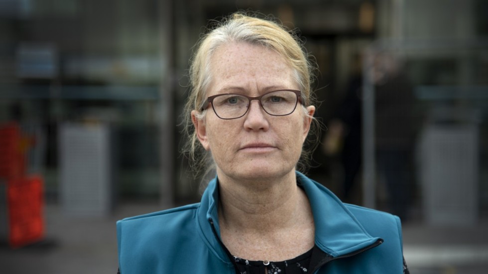 Charlotta Dickman, ivasjuksköterska på Sös i Stockholm, som också arbetar fackligt i Vårdförbundet. Arkivbild.