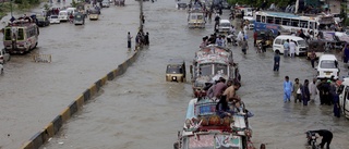 Många döda i översvämningar i Pakistan