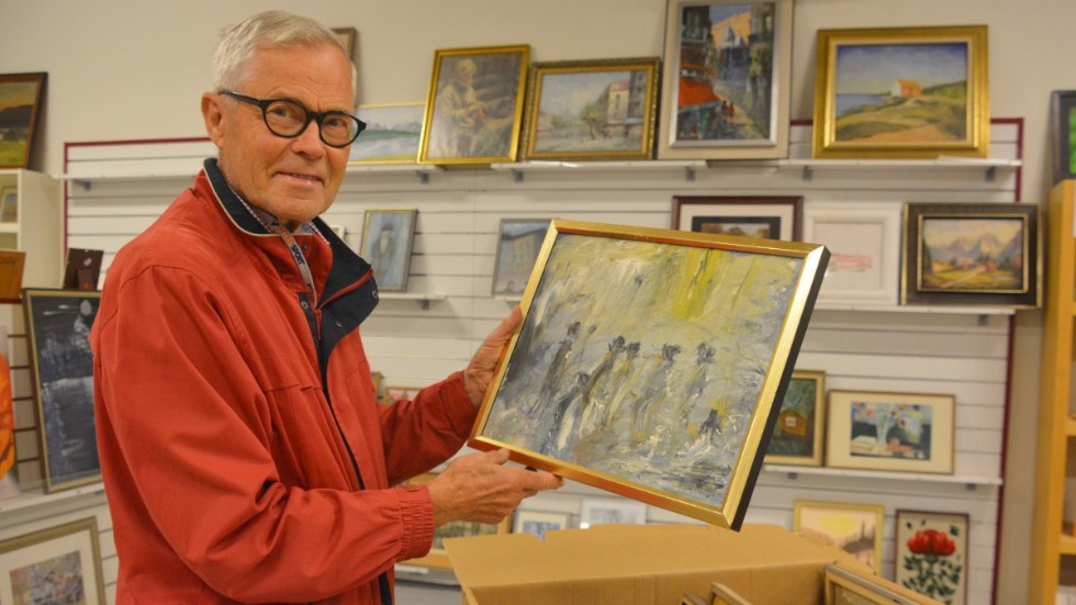 Lennart Nilsson har varit ansvarig för konsten på Erikshjälpen sedan 1984. En så stor donation av en enskild är första gången de har fått. 