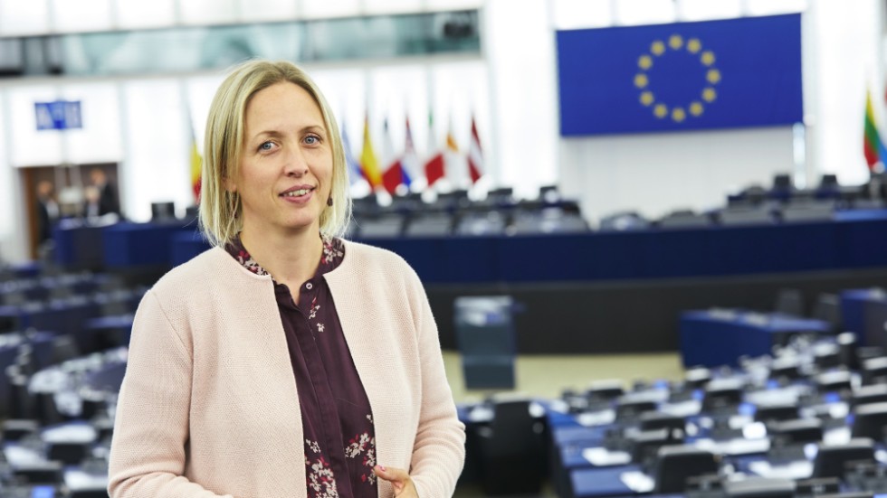 Jytte Guteland (S) är Europaparlamentets huvudförhandlare när det gäller EU:s nya klimatlag. Den blir en huvudfråga på dagordningen under parlamentets session 5-8 oktober.