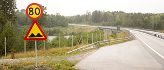 Fortfarande begränsad hastighet över reparerad bro