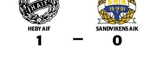 Heby AIF vann hemma mot Sandvikens AIK
