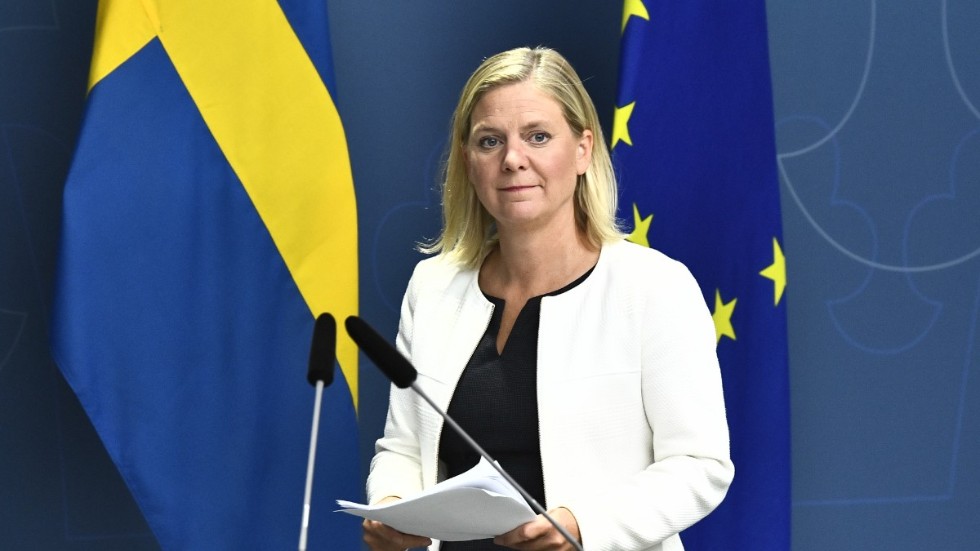 Finansminister Magdalena Andersson (S) går vidare med pensionstillägget. Arkivbild
