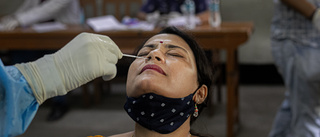 Antal smittade i Indien når nya rekordnivåer
