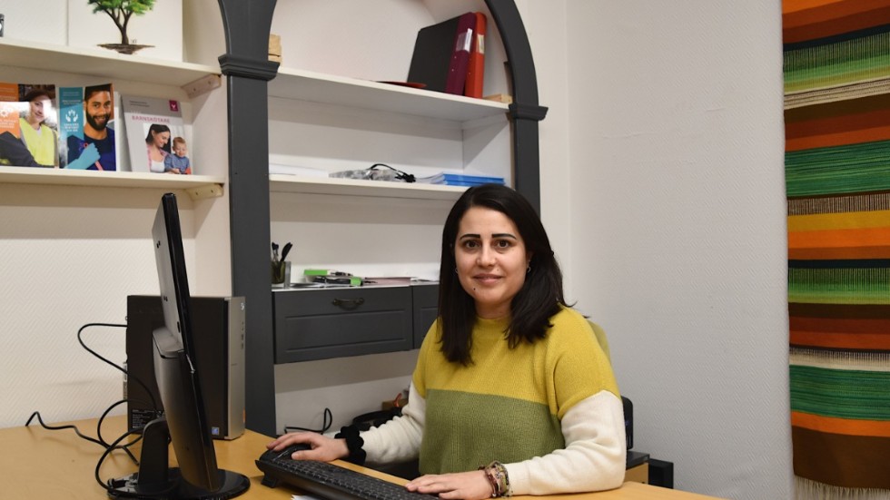 Souhad Abusamra jobbade med IT på ett telekomföretag innan hon kom till Sverige. Nu jobbar hon som samordnare för föreningen och ser till att lokalen kan hålla öppet. 