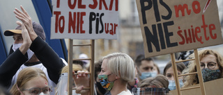 Demonstrant i Polen: Går inte att stanna hemma