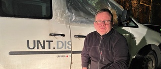 Inbrott i fem företagsbilar i Uppsala  