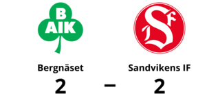 Bergnäset kryssade mot Sandvikens IF