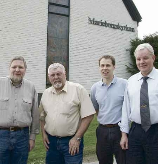 Roger Mörk, Lennart Kallin, Anders Strömbäck och Conny Jansson är några av dem som arbetat med förberedelserna inför baptistkonferensen.