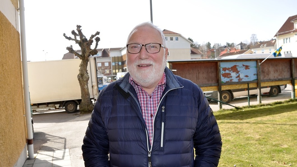 Jan-Anders Bergquist, företagare och entreprenör i Ydre, fick nej på sitt bud att köpa Rosa huset. Foto: Alf Wesik