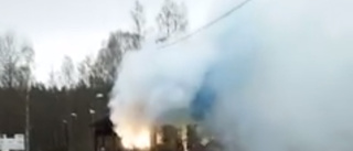 VIDEOEXTRA: Bengalbränning när Södra Vi tog emot Västervik