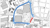 Central gata i Vimmerby stängs av