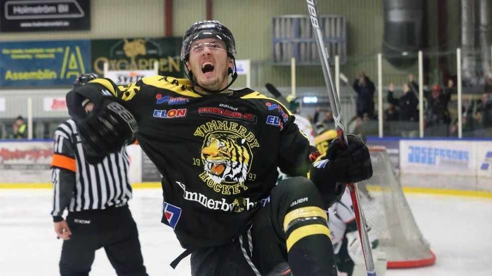 Jesper Kokkonen öste in poäng för Vimmerby Hockey.