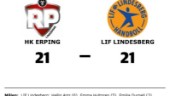 LIF Lindesberg fixade kryss borta mot HK eRPing