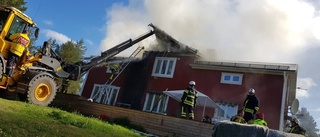 Barnfamilj blev hemlös efter gäckande brand