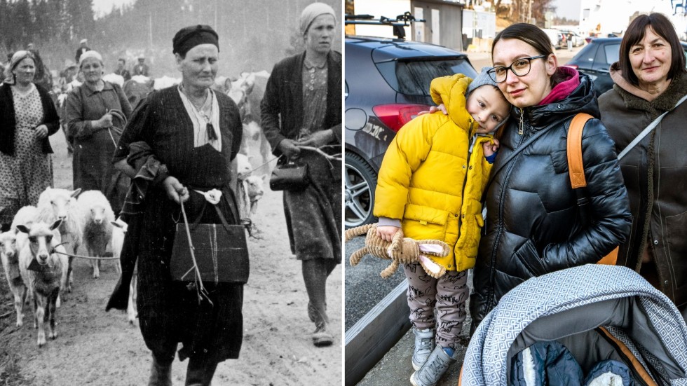 Folkomflyttningar är inget nytt, inte heller att det kommer människor från Ukraina till Sverige.