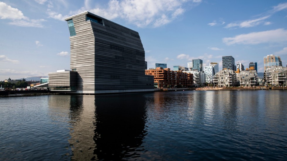 Munchmuseet i Oslo, vid vattnet, intill Operan.