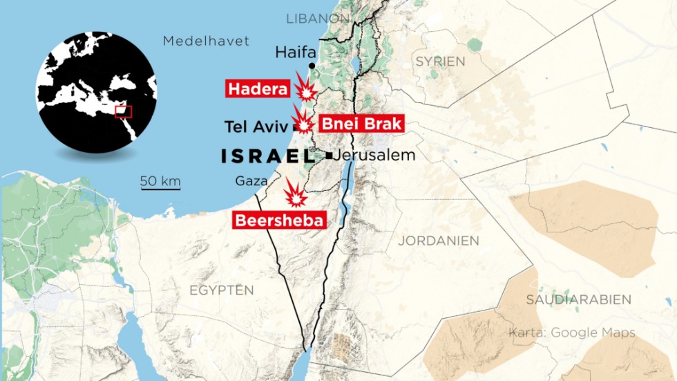 Terrordådet i Bnei Brak var det tredje på en vecka i Israel.