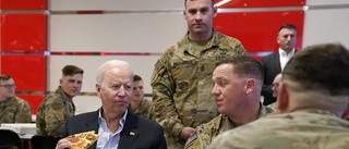 Biden besöker soldater i sydöstra Polen