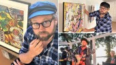 Musikern har målat sina låtar – "Det blev maniskt, jag gjorde inget annat"
