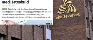 Stendahl om skulden på 338 miljoner: "Felaktig" • Utsedd till en av landets sämsta hyresvärdar