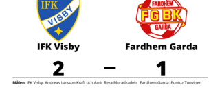 Segersviten sprack för Fardhem Garda mot IFK Visby