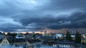 Himlen över Norrköping är aldrig still