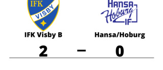 Seger för IFK Visby B på hemmaplan mot Hansa/Hoburg