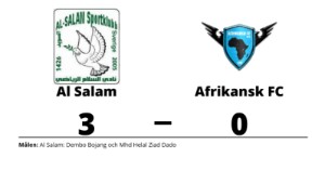 Al Salam tog rättvis seger mot Afrikansk FC