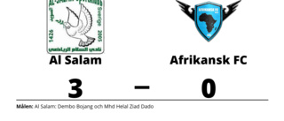 Al Salam tog rättvis seger mot Afrikansk FC