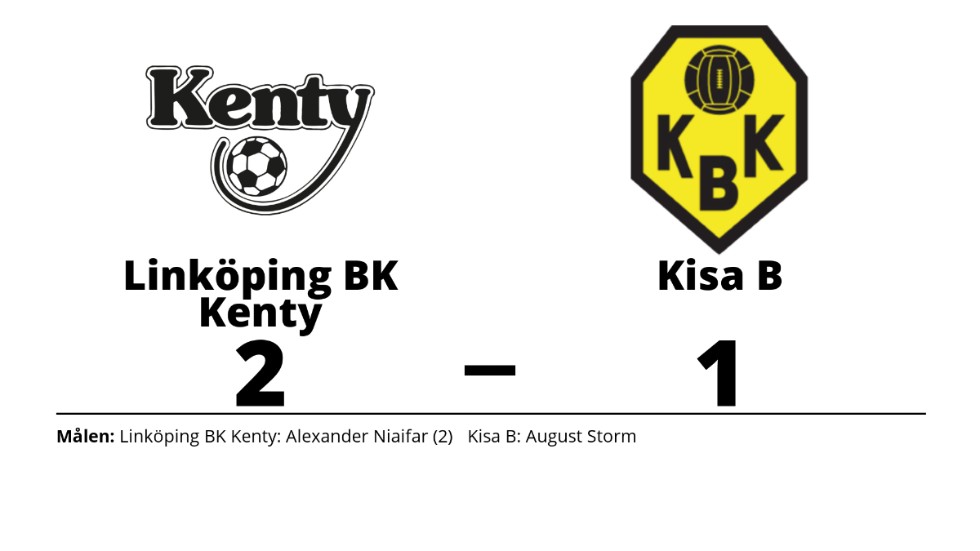 BK Kenty vann mot Kisa BK B